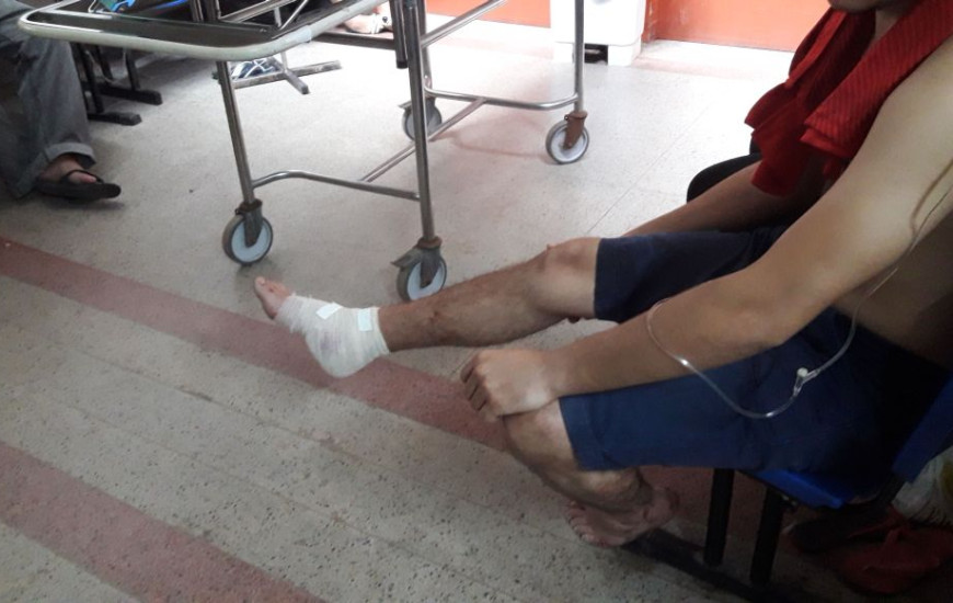 Homem passou por cirurgia no HGP e está bem