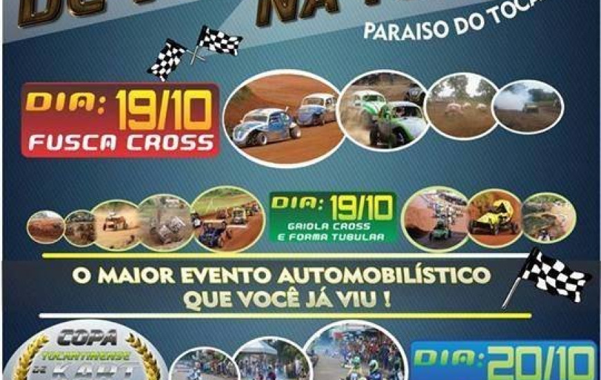 Banner da corrida de kart