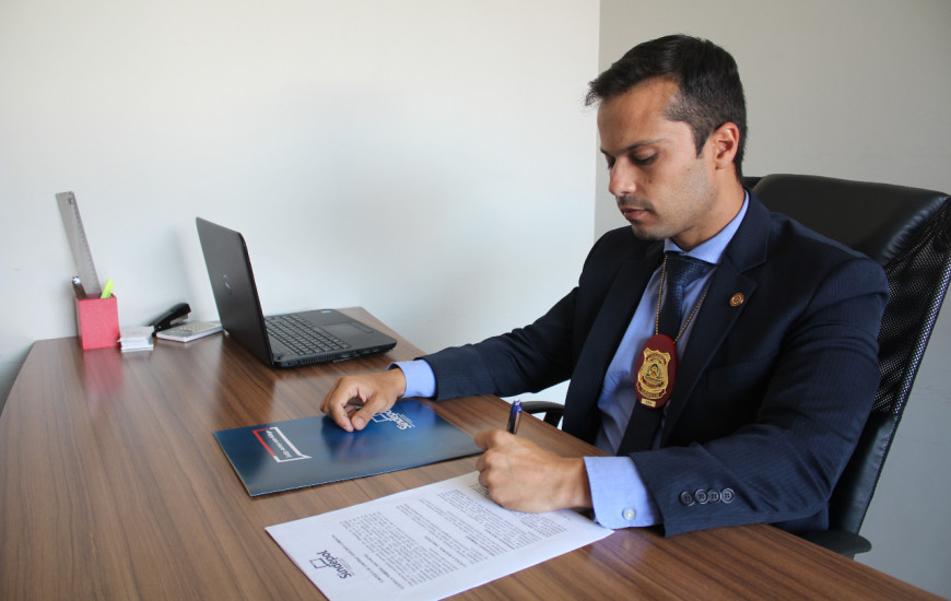 Mozart Felix é o presidente do sindicato dos delegados de Polícia