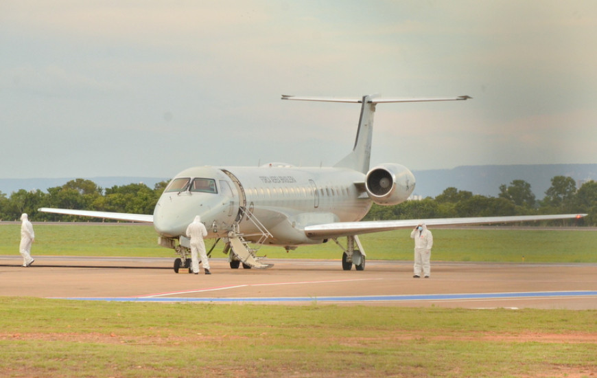 Aeronave da FAB deve pousar em Palmas entre 23h15 e 23h30 deste domingo, 31