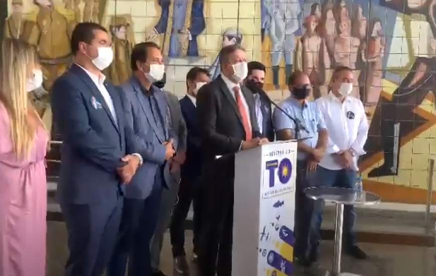 Arthur Lira esteve no Palácio Araguaia na tarde desta segunda-feira, 11.