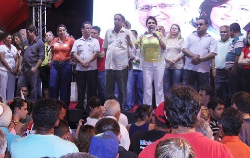 Comício em Guaraí