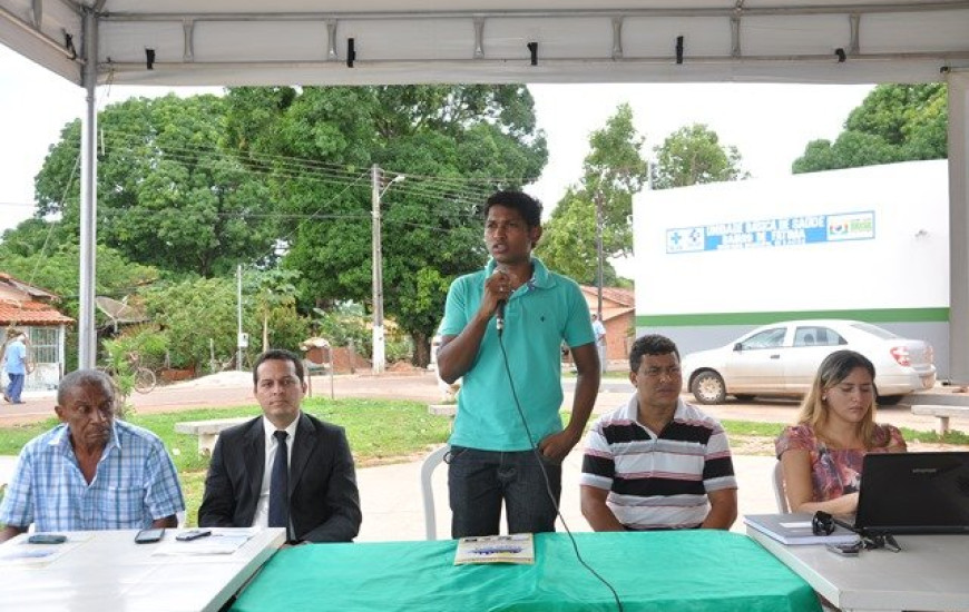 Comissão Cidade Nova em coletiva de imprensa