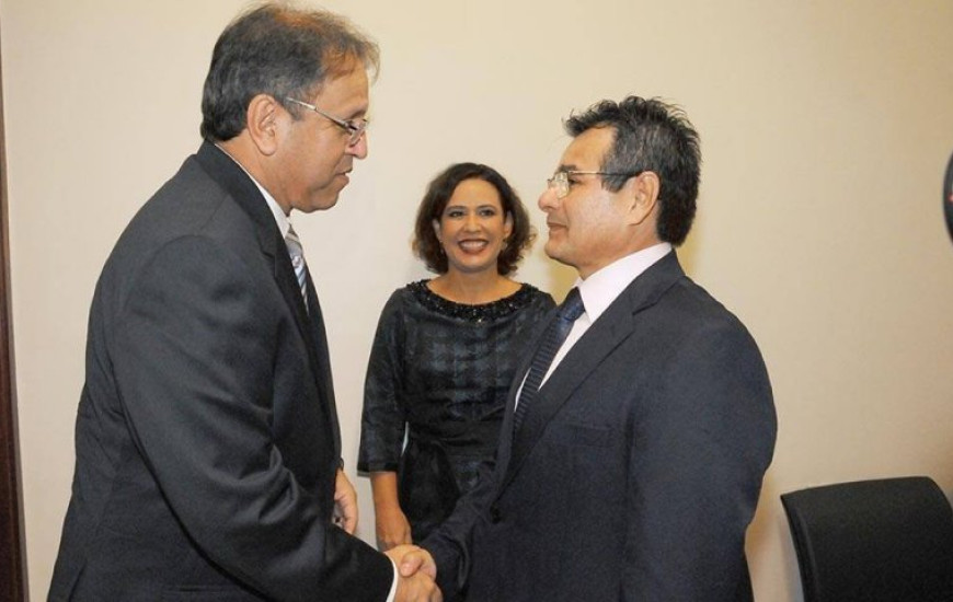 Governador acompanha posse de Zailon Miranda
