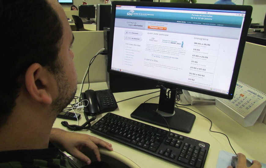 Cada candidato pode escolher até duas opções de curso universitário