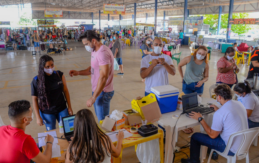 Projeto 'Mais Saúde' também esteve nas feiras da Capital