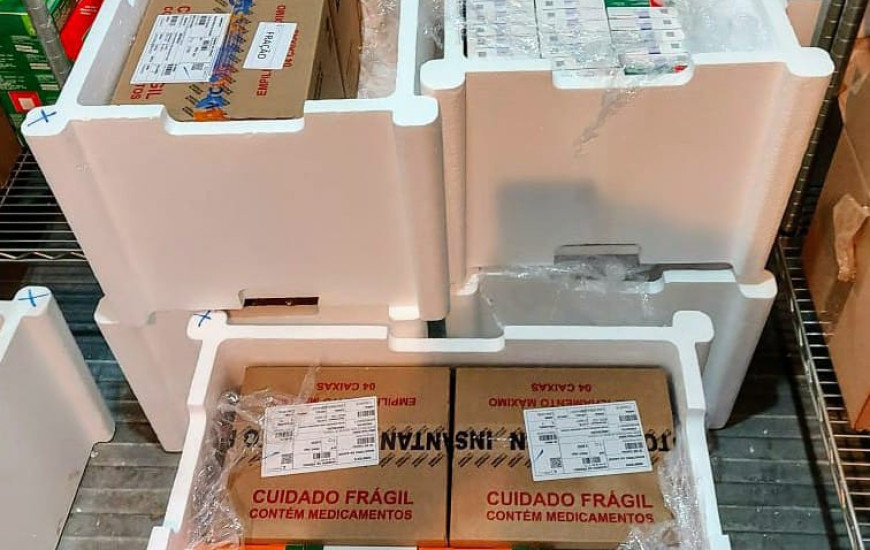 Nova remessa chegou na madrugada desta quarta-feira, 17