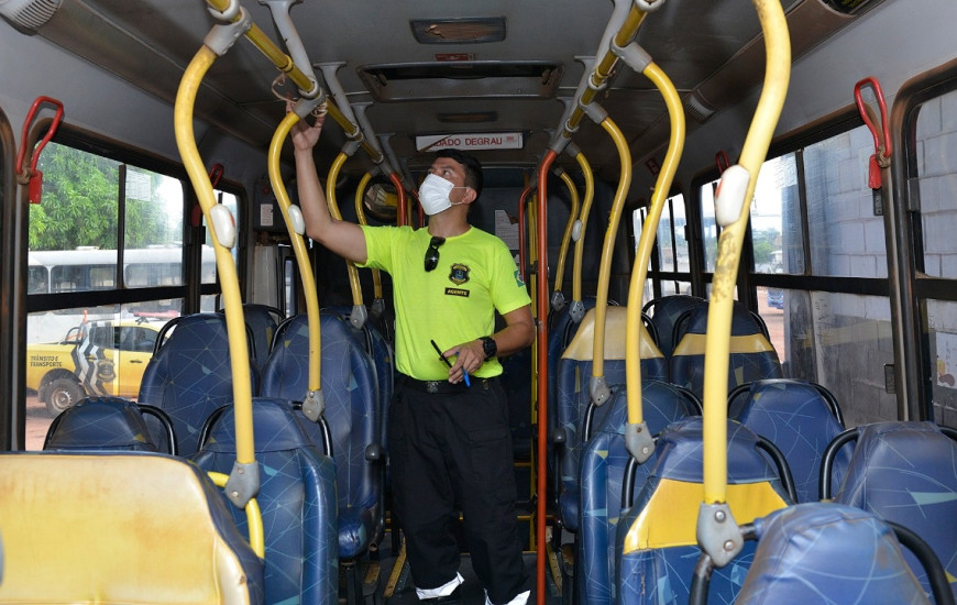 Atualmente 190 ônibus circulam diariamente pelas vias da Capital