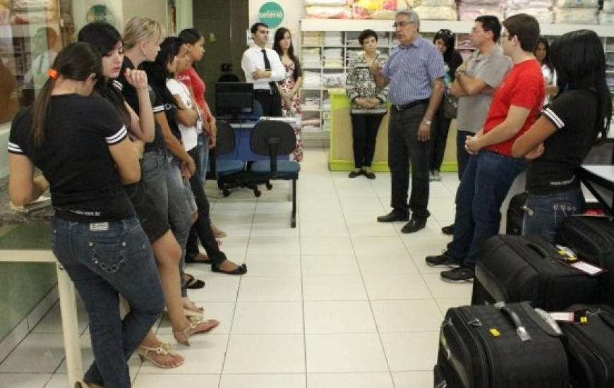 Laures com empresários