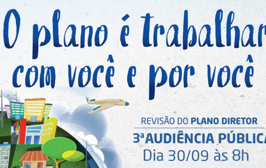 Prefeitura convida para debater Plano Diretor de Palmas