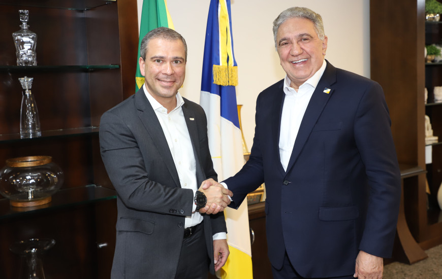 Governador Laurez reforçou o diálogo com o presidente do BRB, Paulo Henrique