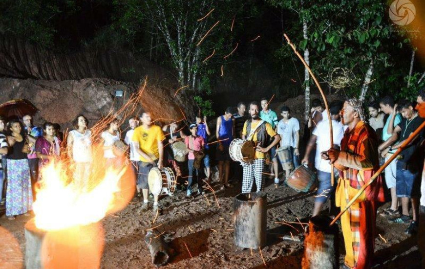 Queima dos Tambores realizada em fevereiro de 2020