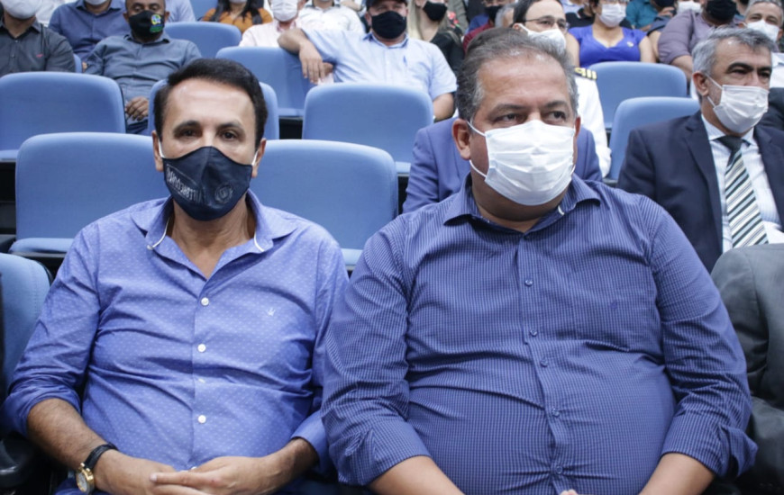 Deputado Carlos Gaguim e senador Eduardo Gomes.