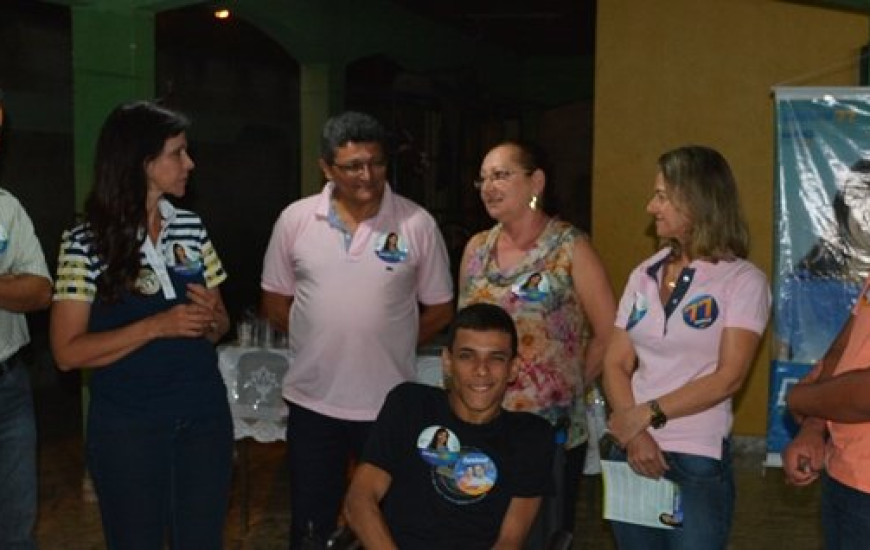 Em Miracema, Dorinha recebe apoio