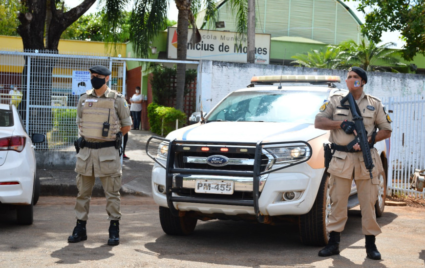 Equipes do 1º BPM em Palmas