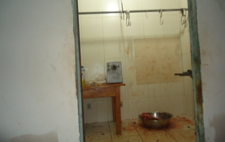 Matadouro onde os animais eram descarnados 