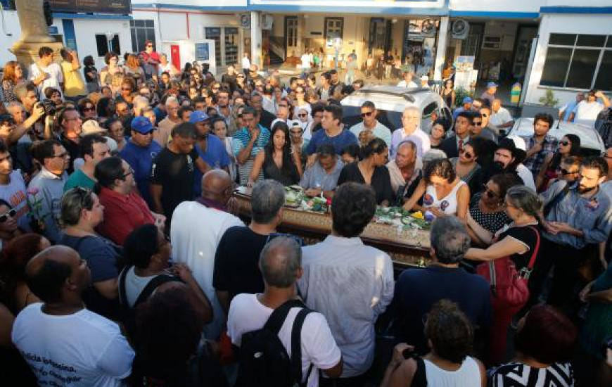 Enterro do corpo da vereadora Marielle Franco