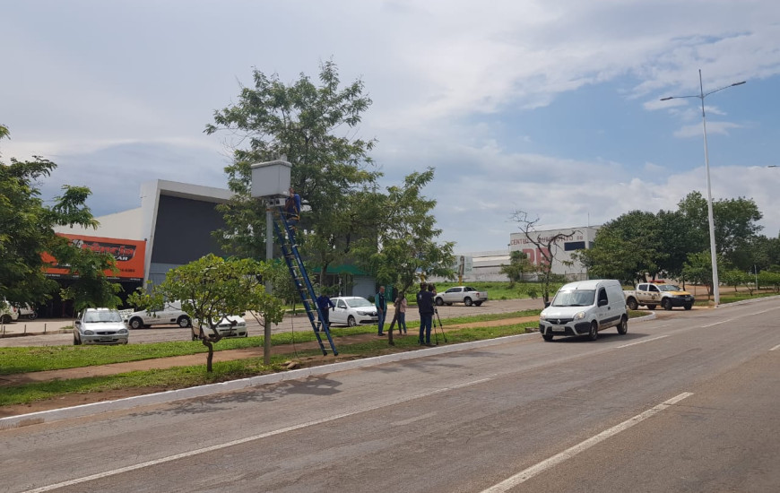 Serão verificados três radares ao longo da avenida