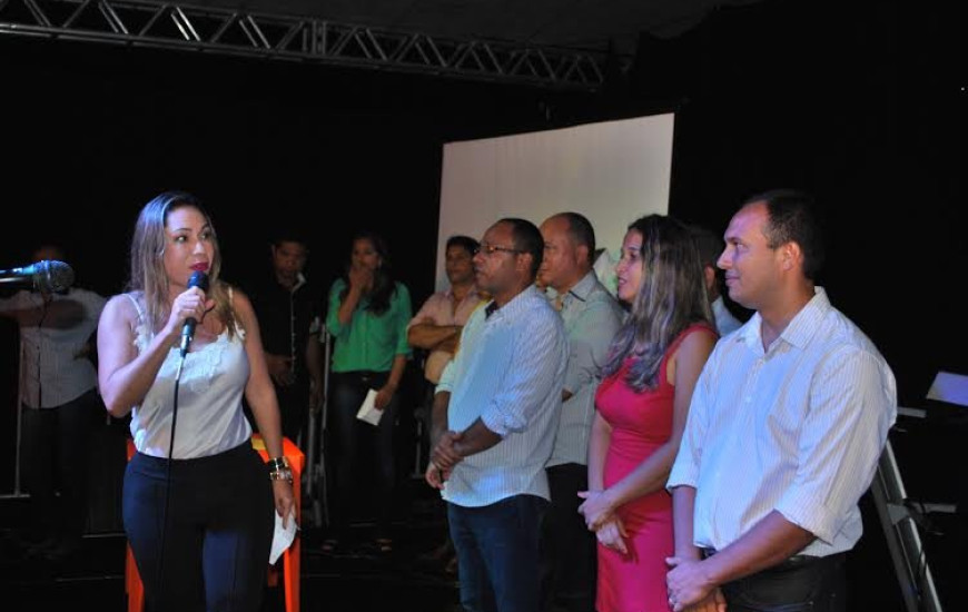 Luana Ribeiro prestigiou aniversário da cidade