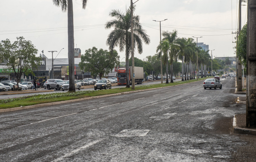 Pequena precipitação na Capital registrada na quarta-feira, 21