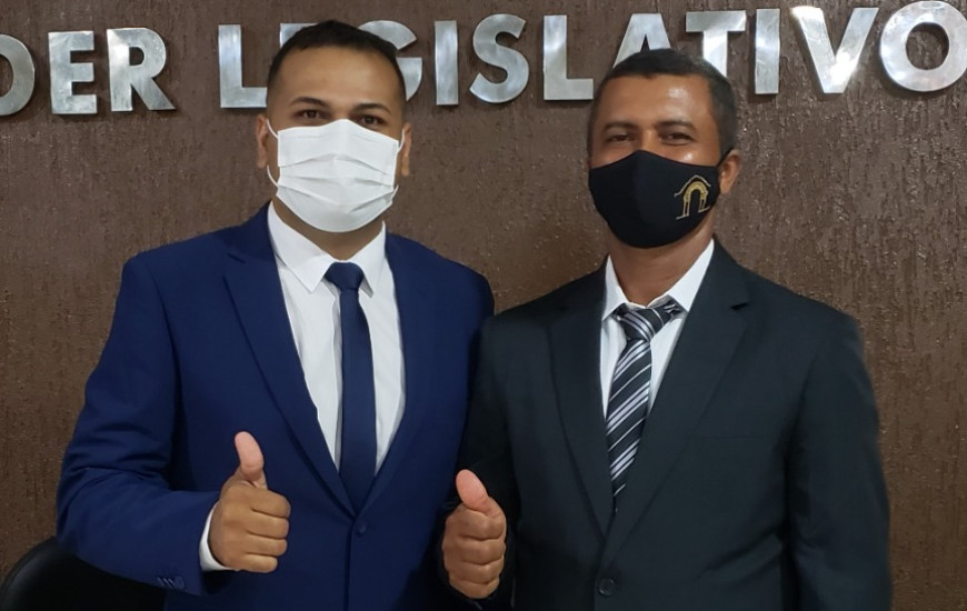 Presidente da Câmara Wester Henner (PP) e o vice José Neto Belém (PTB)