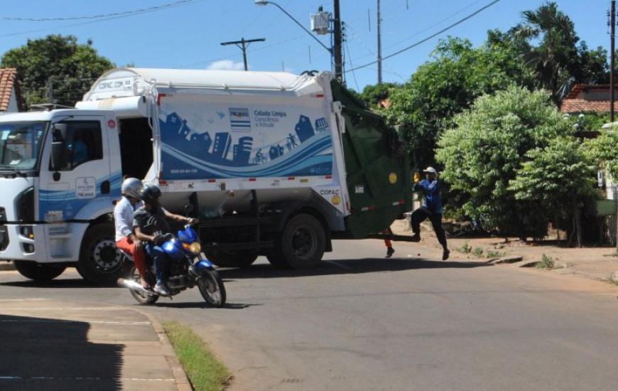 Caminhão utilizado é igual ao da foto: inadequado