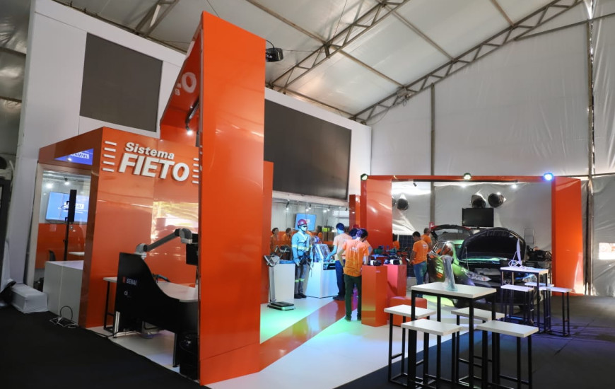 Estande da Federação.