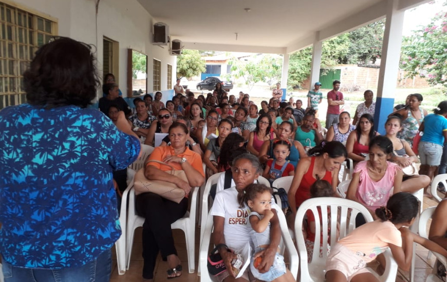 Reunião aconteceu no Cras Santa Bárbara