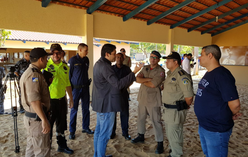 Vistoria final é realizada na Praia das Arnos