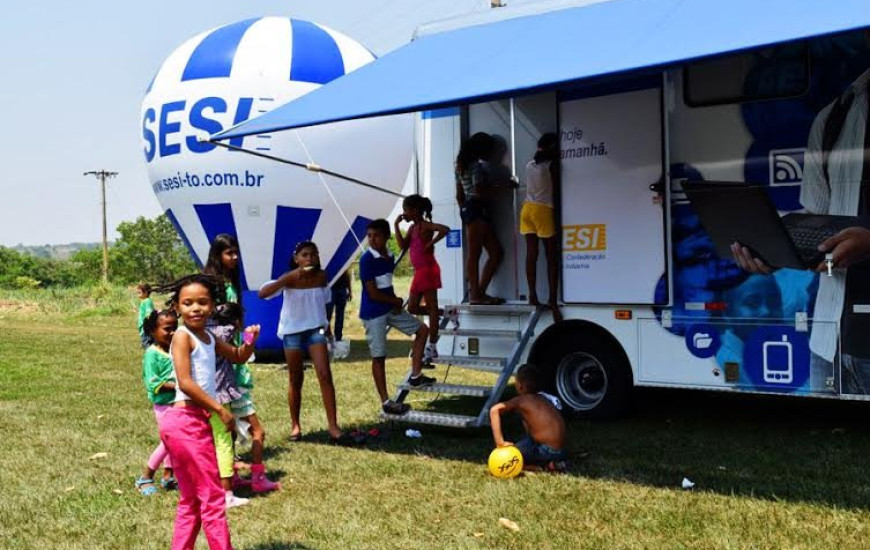 Sesi e Senai participação da ação