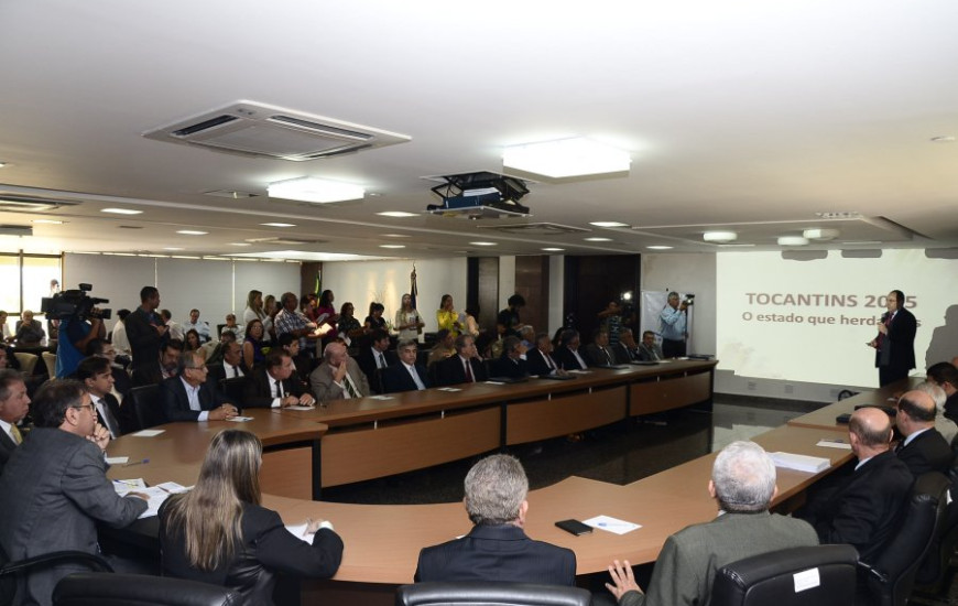 Dados foram apresentados no Palácio Araguaia