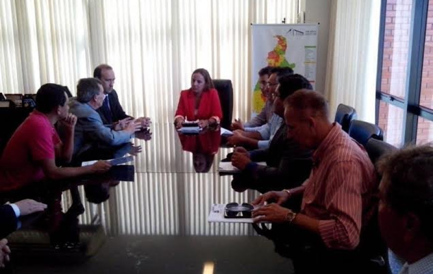 Encontro foi intermediado pela deputada Luana