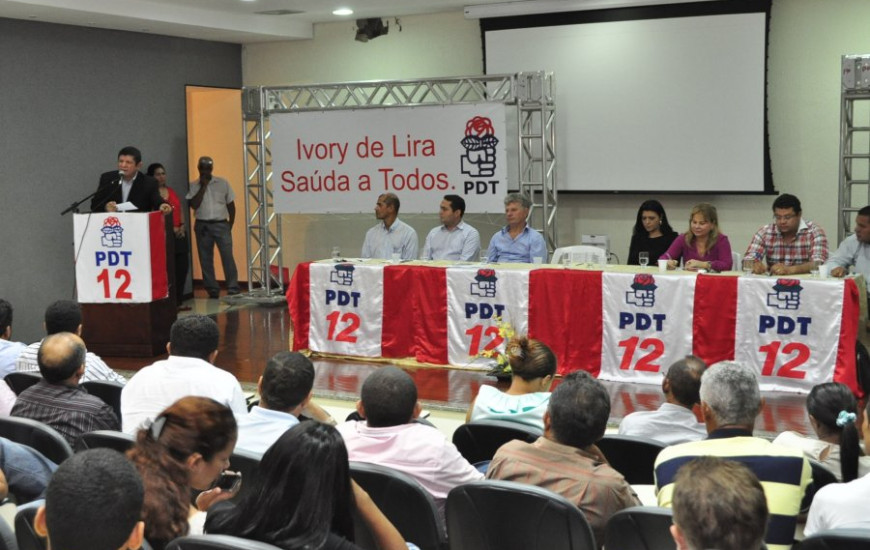 Nome de Ivory foi lançado em evento do PDT na AL