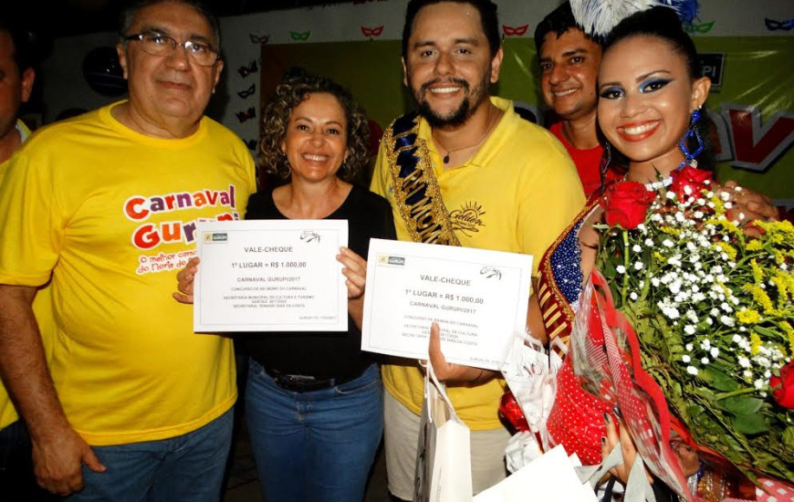 Casal é escolhido para representar o carnaval de Gurupi