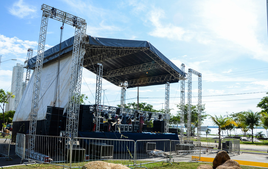 Palco de shows.