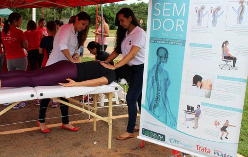 ITC Vertebral e Instituto Pilates realizam ação no Cesamar