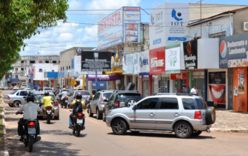 Avenida Tocantins, em Taquaralto.