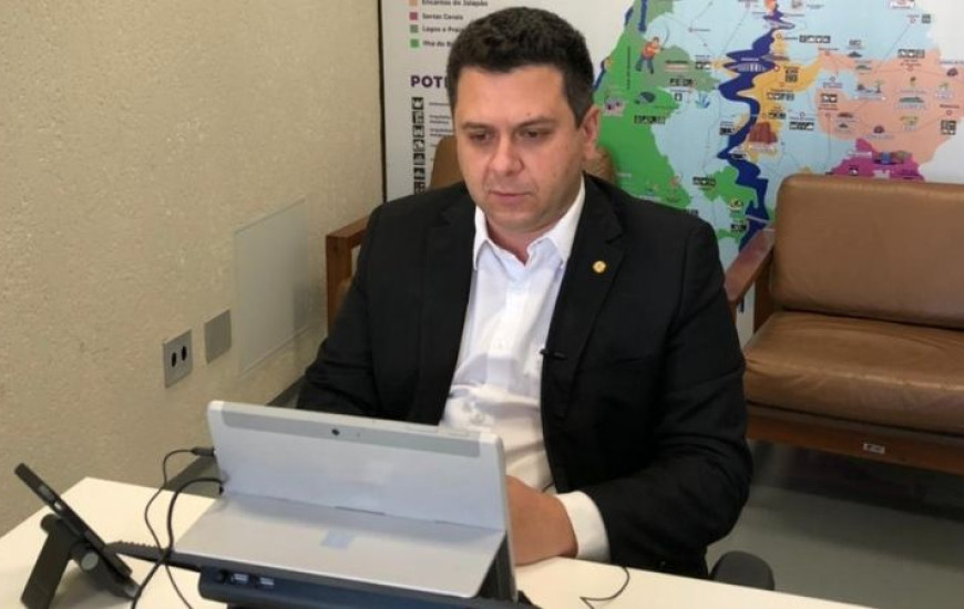 Deputado Tiago Dimas (Solidariedade), coordenador da bancada federal do TO.