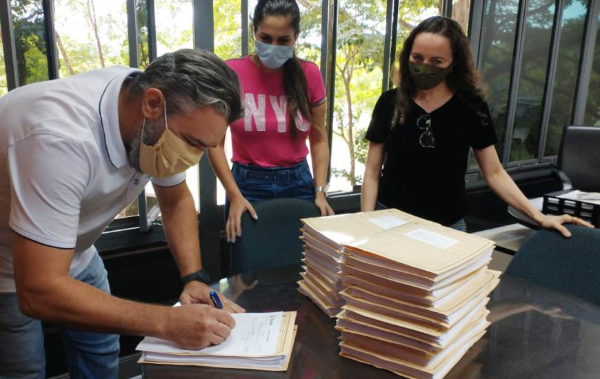 A Seduc foi a primeira pasta a efetuar a entrega completa.