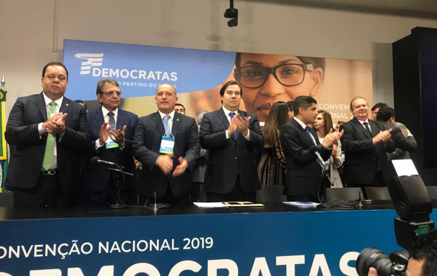 Governador participa de Convenção Nacional do Democratas 