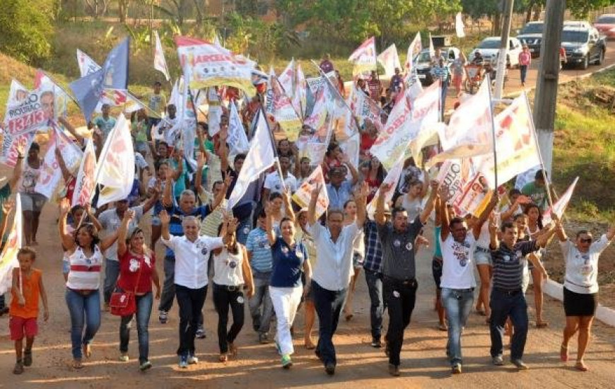 Caravana caminha na região sudeste