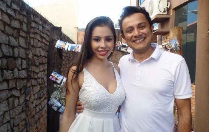 Denilson Vieira e Samila Bonilha