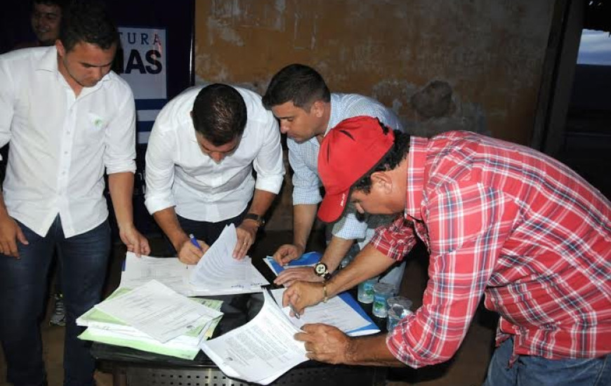 Ordem de serviço foi assinada ontem