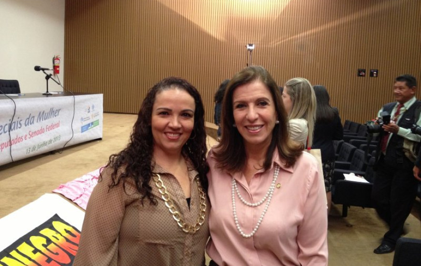 Nilmar e Divina Márcia, no seminário