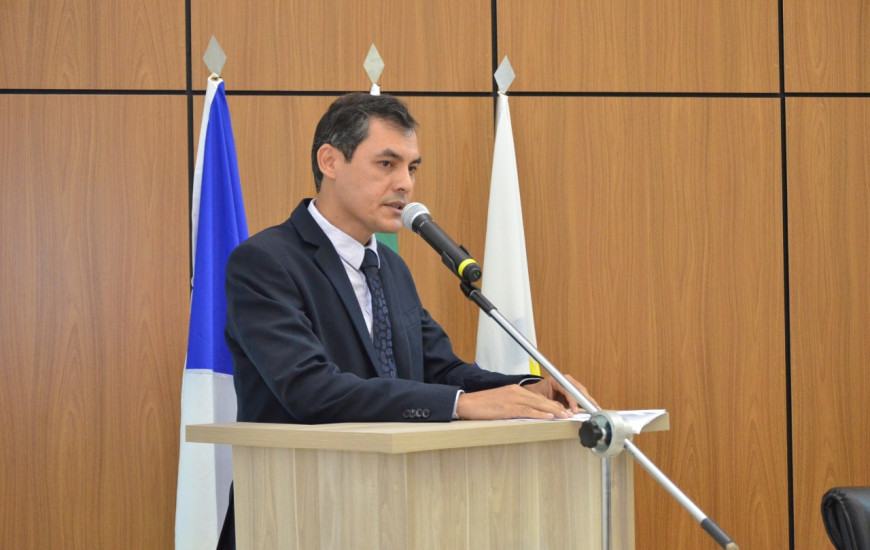 Vereador Erivelton, presidente da Frente Parlamentar