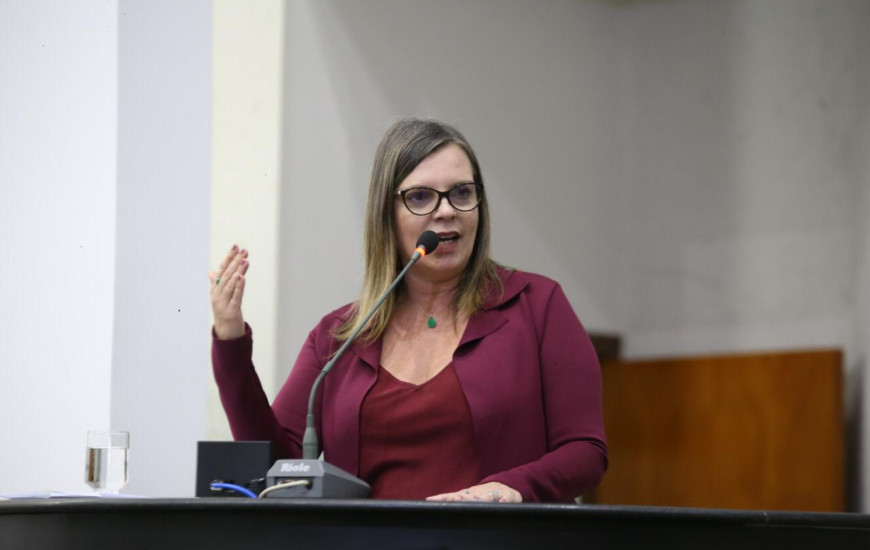 Deputada estadual, Claudia Lelis. 