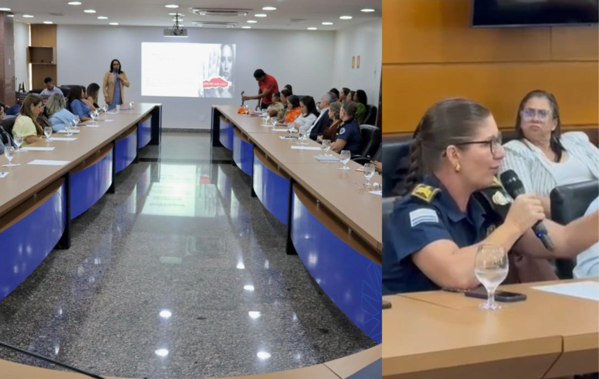 Durante a reunião, Letícia Bordin questionou exclusão do "povo do axé"