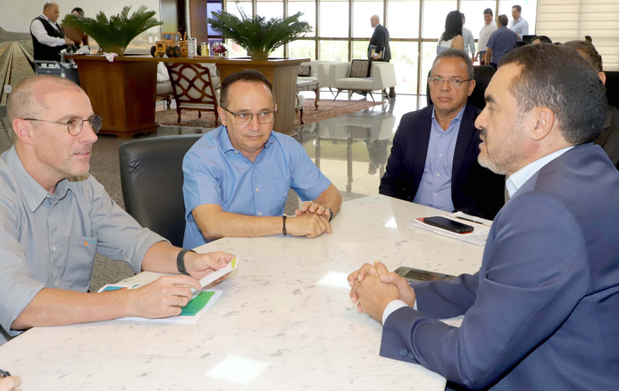 Governador e a diretoria da Energisa