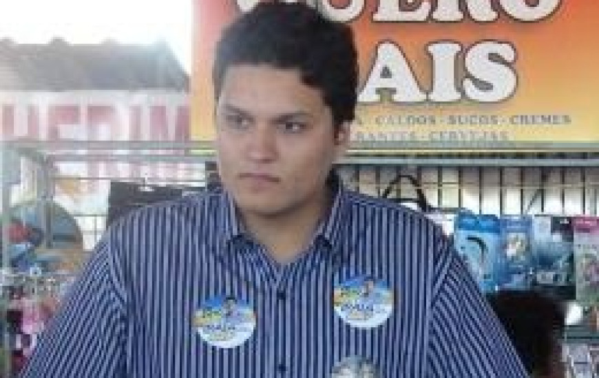 Vereador eleito Iratã Abreu