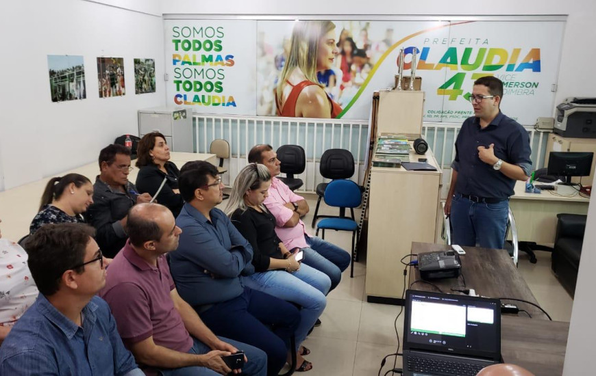Reunião realizada na Sede do Partido, em Palmas 